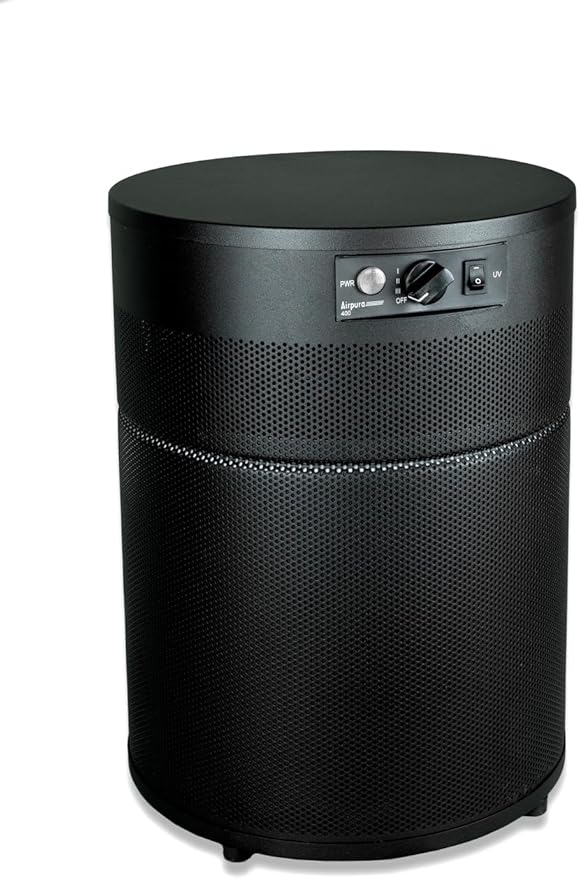 V400 Air purifier by Airpura- Good for Wildfires Air Purifier (Black)