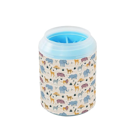 Dog Paw Cleaner Cups for Dogs Pets Foot Washer Paw Scrubber for Medium Small Cats Dogs Cleaning Cup Wild Animals