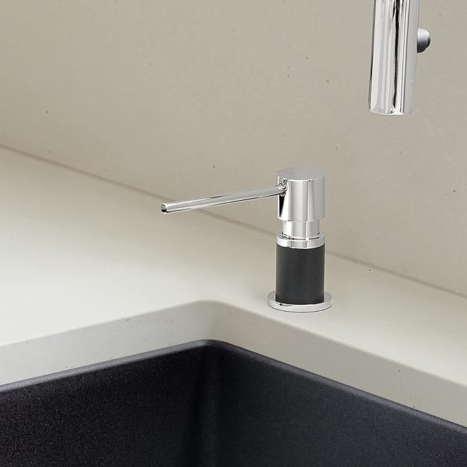 BLANCO, Anthracite 402300 LATO Kitchen Soap Dispenser, 10 oz