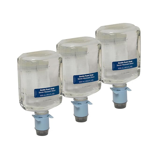 Pacific Blue Ultra Gentle Foam Hand Soap Refill (43716), Compatible Only With Pacific Blue Ultra Automated Touchless Dispenser, Dye and Fragrance Free, 40.5 FL OZ Per Refill, 3 Refills Per Case