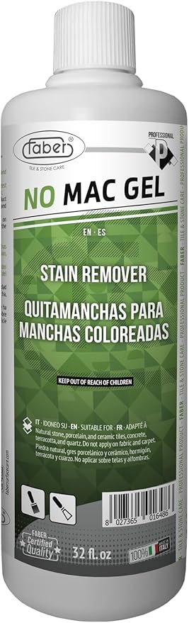 FABER NoMacGel Water-Based Stain Remover Gel for Hard Surfaces (500mL)