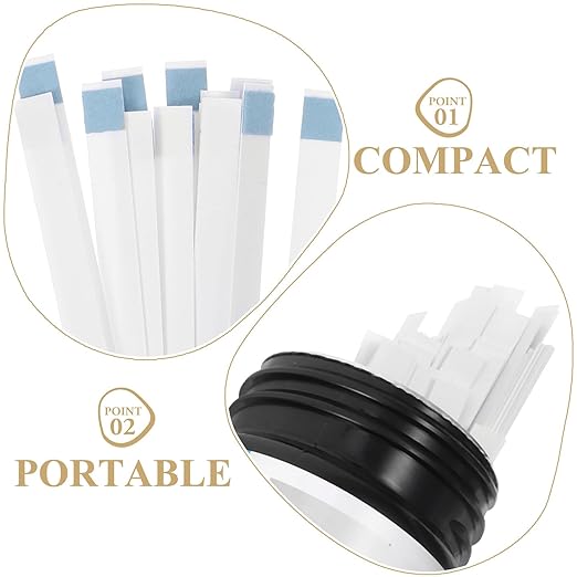 Water Hardness Test Strips 0-425ppm Swimming and Spa Water Testing Kit with Blue Color Indicator and Swimming Pool Quality Detection