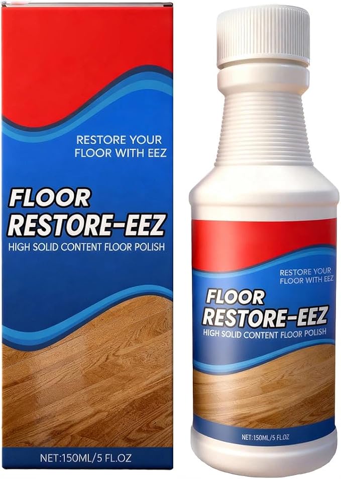 Floor Restore Cleaner, High Solid Content Floor Polish for Shine Renewal & Protective Layer, Helps Conceal Small Scratches, Quick-Drying Protective Finish (1 PACK)