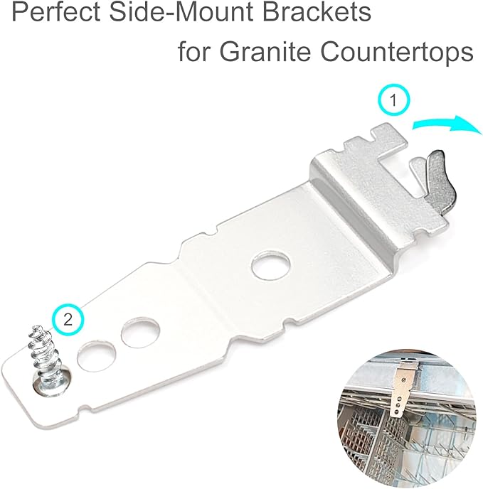 Dishwasher Mounting Bracket - OEM Quality Dishwasher Bracket, Dishwasher Parts & Accessories for Whirlpool, Kenmore, KitchenAid 8269145 by Red Snail