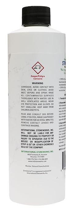 Strip & Go® (1 Pint) Sealer Stripper and Wax Remover for Stone and Tile