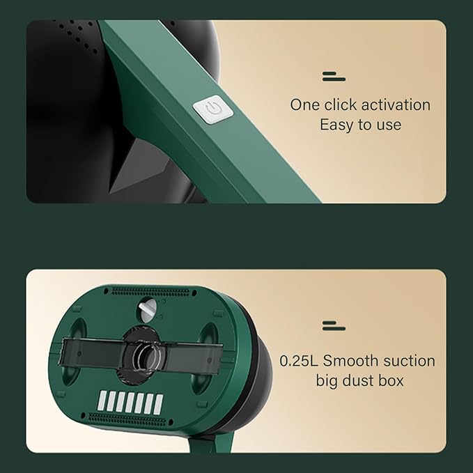 Mattress Vacuum Handheld UVC Effectively Up Bed Pillows Cloth Sofas Carpets Mattress Pet Hair