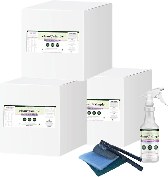 clean & simple™ SUPER CLEANER - Concentrated All-Purpose, Multi-Surface Cleaner, Non-Toxic, Biodegradable