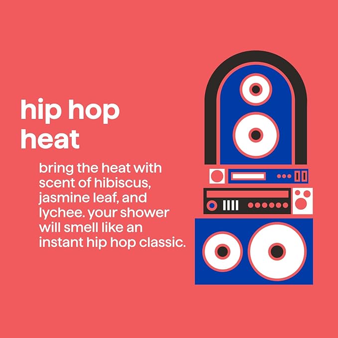 Method Limited Edition Body Wash, Hip Hop Heat with notes of Hibiscus, Jasmine Leaf, and Lychee, 18oz