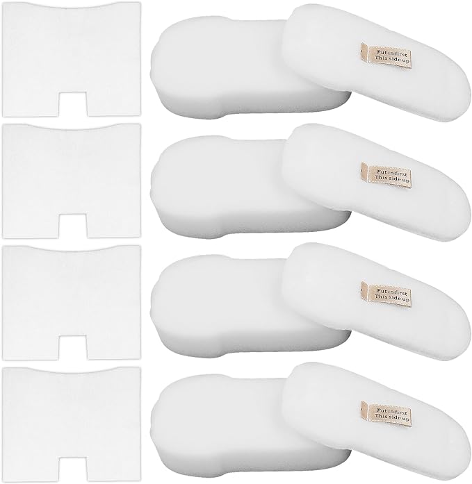 CERO Filter Replacement for Shark Duo Clean, Compatible with HZ2002 Vertex DuoClean HZ2000 HZ251 HZ602 HH200 HH202, Compared to Part XFFKHZ2000 XPMFHZ2000, 4 Pack