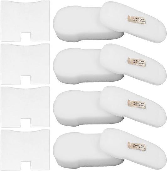CERO Filter Replacement for Shark Duo Clean, Compatible with HZ2002 Vertex DuoClean HZ2000 HZ251 HZ602 HH200 HH202, Compared to Part XFFKHZ2000 XPMFHZ2000, 4 Pack