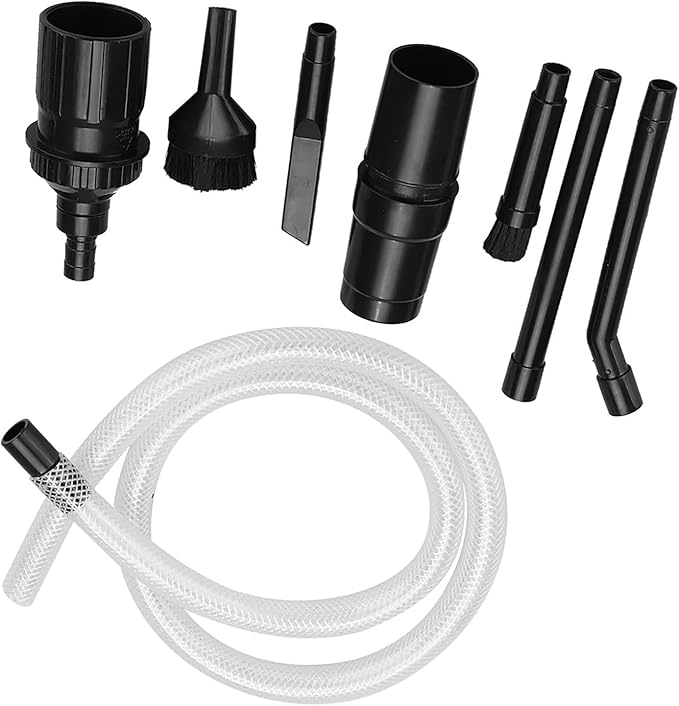 Mini Micro Vacuum Cleaner Attachment Tool Kit, 9 PCS Set Vacuum Attachments for Small Spaces, Micro Vacuum Cleaner Attachments Car Vehicle Cleaning Kit Keyboard Crevice Cleaning Tool