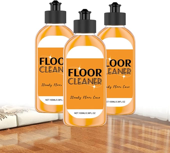 Plant-Based All-Purpose Cleaner,Streak-Free Shine & Universal Use,Powerful Stain Removing Floor Cleaner,Multi-purpose Floors and Hardwood Cleaners Solution (3PCS)
