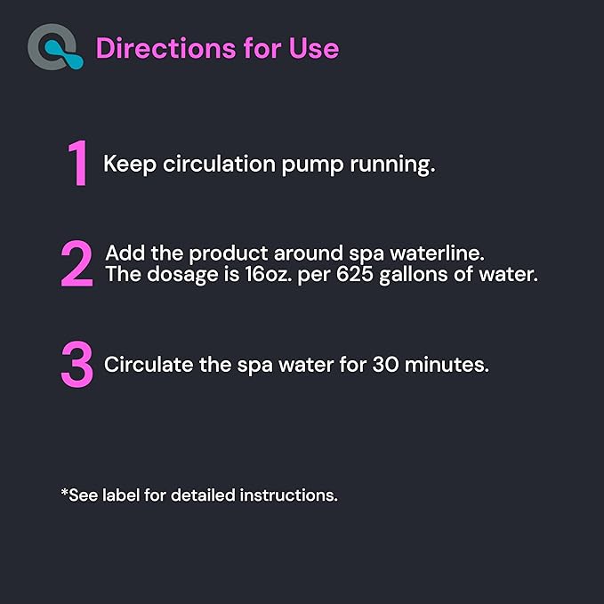 Spa Metal Control and Stain Protector to Protect Hot Tub Surfaces 16oz - Metal Gone Hot Tub Chemicals Made in The USA - AquaDoc