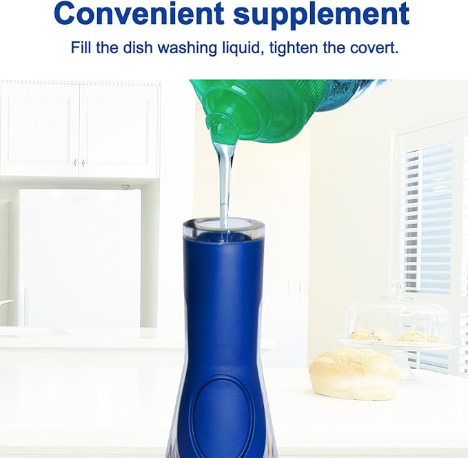 CELOX Dish Sponge with Handle, Dish Sponge with Soap Dispenser