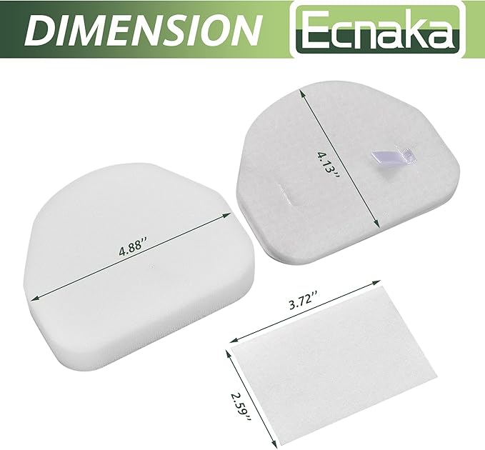 3 Pack Foam & Felt Filters Kit Replacement for Shark Navigator NV100, NV100C,NV100 26, NV105, NV105 26, NV106, UV300,NV450,NV480,NV481,NV482 Upright Vacuum Cleaner, Replace Part # XFF450 & XFL100