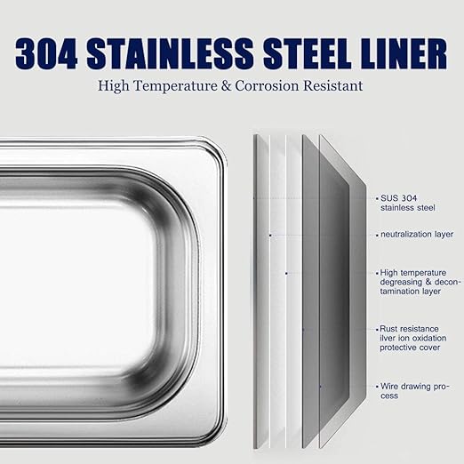 Anbull 6.5L/1.7Gal 180W Professional Ultrasonic Cleaner Machine with 304 Stainless Steel and Digital Timer Heater for Jewelry Watch Coin Glass Circuit Board Small Parts