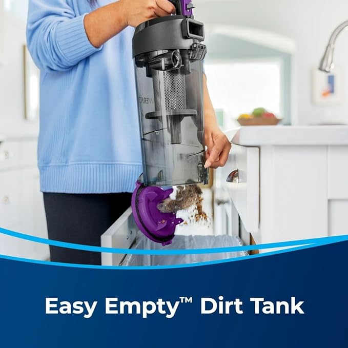 BIISSELL Lightweight Upright Vacuum with Helix System, 13‑Inch Path, Extension Wand & On‑Board Tools for Deep Carpet & Hard Floors
