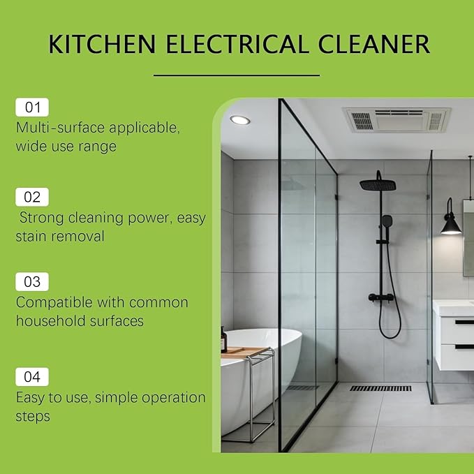 Electrolyzed Ion Kitchen Cleaner Spray, Multi-purpose Household and Kitchen Cleaning Spray, For Hold, Oven, Stove, Range Hood, Easy Cleaning Household Items (120ml -2PCS)