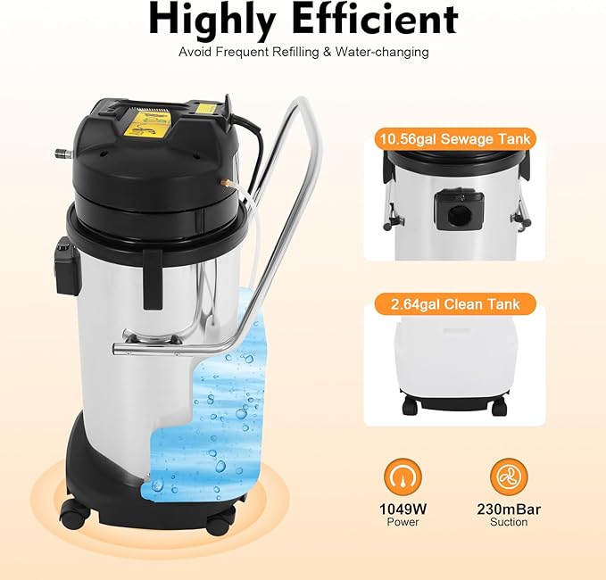Carpet Cleaner Machine, Multi-Purpose Portable Carpet and Upholstery Cleaner, Upholstery Cleaner with Sucker,Powerful Suction Spot Cleaning Machine
