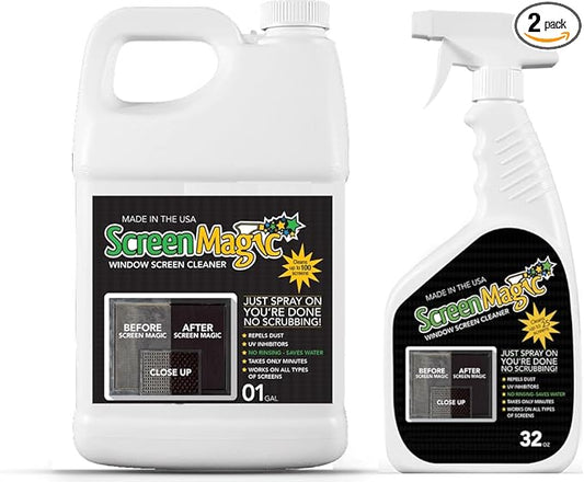 SCREEN MAGIC SM1GR Refill SM32T Trigger Sprayer Combo