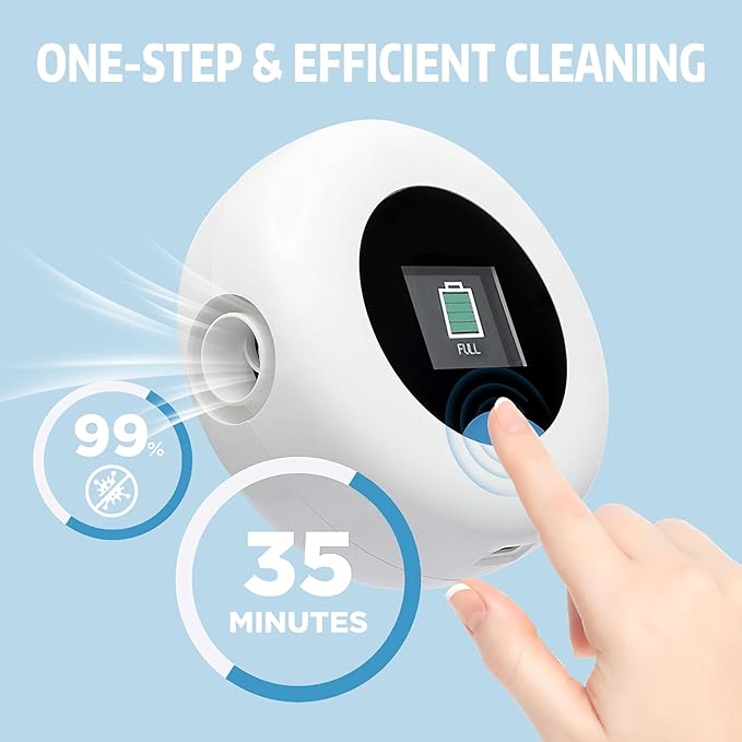 Multi-Function Cleaner Upgraded Cleaning Kit for Virtuclean Machine | 100% Waterless | One-Step Sleep Equipment Maintenance | Easy, Efficient, and Time-Saving Operation