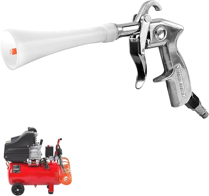 Air Compressor for Car Detailing Detailing Tool, High Pressure Air Gun Dry Cleaning Tool Kit, Air Gun, Car Clean Gun, Cleaning Gun, for Car Dry Cleaning