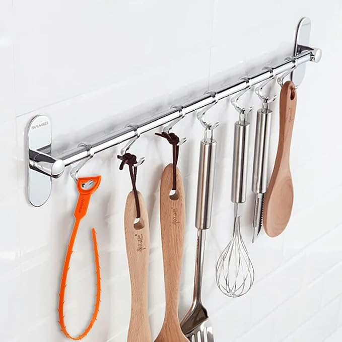 Forlivese 25 Inch Drain Snake,Drain Clog Remover,Sink Snake for Sewer Kitchen Sink Bathroom Tub Toilet Clogged Drains Relief Cleaning Tool 3 Pack