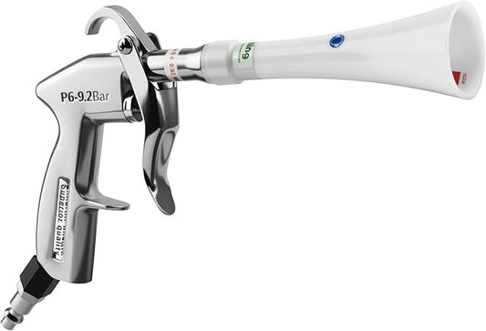 Tornado Dry Cleaning Gun with Brass Adjustable Air Flow Nozzle,Air Blower Gun Quickly Blasts Dirt and Dust from Surface Works with Air Compressor