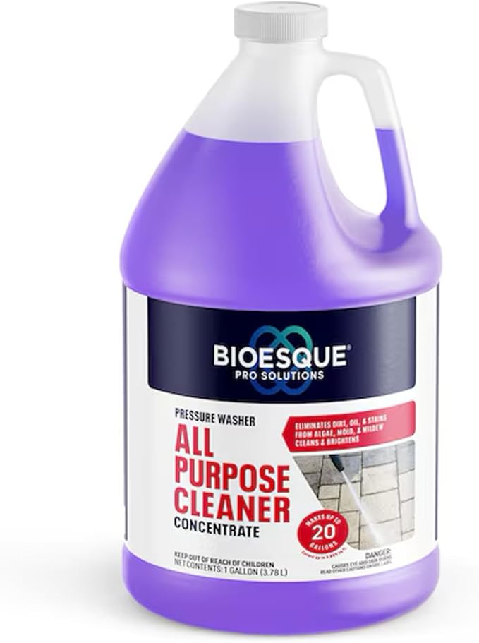 Bioesque Pressure Washer All Purpose Cleaner Concentrate, 1 Gallon (Pack of 4)