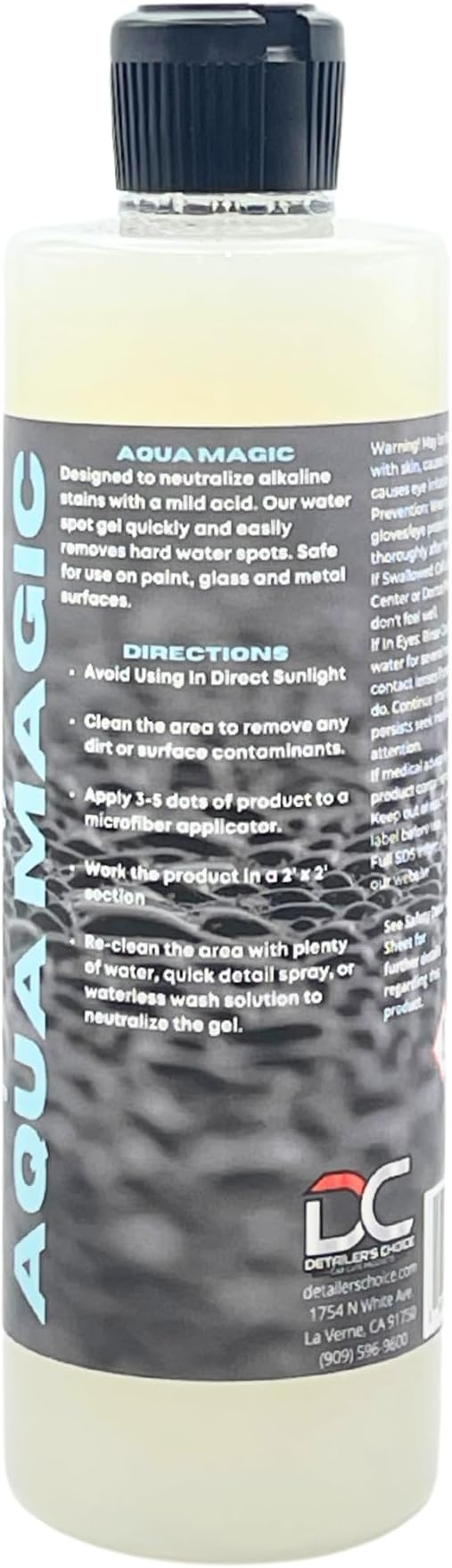 Aqua Magic - Heavy Duty Water SPot Remover Gel - Hard Water Stain Remover For Glass, Shower doors, Paint, Windows, Metal, Chrome, Car Detailing & More