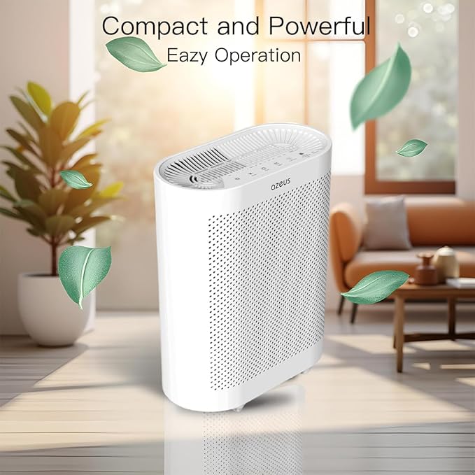 True HEPA Air Purifier GL-FS32 | 4-Stage Filtration System, Ultra-Quiet Operation, and Air Quality Sensor | Ideal for Large Rooms, Bedrooms, and Offices
