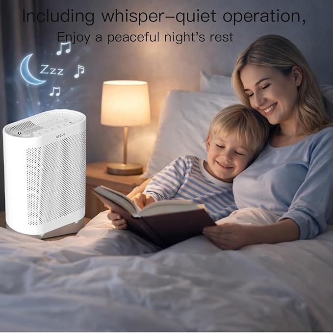 True HEPA Air Purifier GL-FS32 | 4-Stage Filtration System, Ultra-Quiet Operation, and Air Quality Sensor | Ideal for Large Rooms, Bedrooms, and Offices