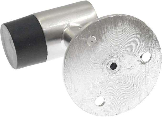3 Inch / 75mm Heavy Duty Floor Stop, Door Stopper Stainless Steel Brushed Nickel - Pack of 6
