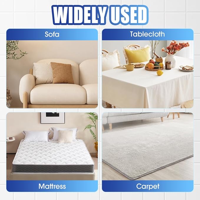 Fabric Sofa Cleaner, Carpet & Upholstery Stain Cleaner Spray Expert Stain and Odor Remover – Pet & Kid Safe Rug Cleaner, Fast-Drying, Formula for Carpets, Rugs & Fabric (3PCS)