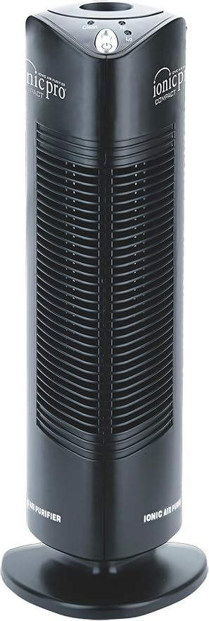 Envion - Ionic Pro CA200, Compact Air Purifier Tower For Rooms Up to 200 Sq. Ft. (Black)