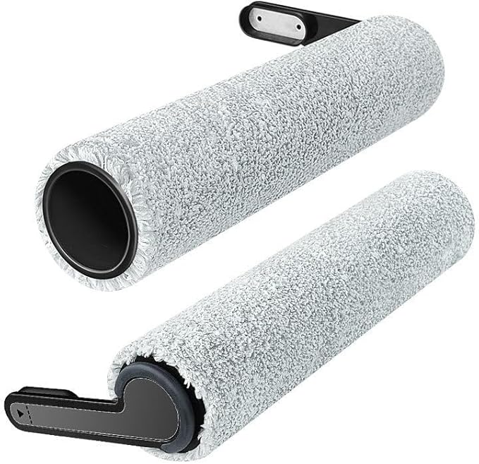 Replacement Brush Rollers and HEPA Filters for Tineco Floor ONE S6 / S7 Pro Cordless Wet Dry Vacuum Cleaner 2 Brush Rollers, 2 HEPA Filters with Clean Tool