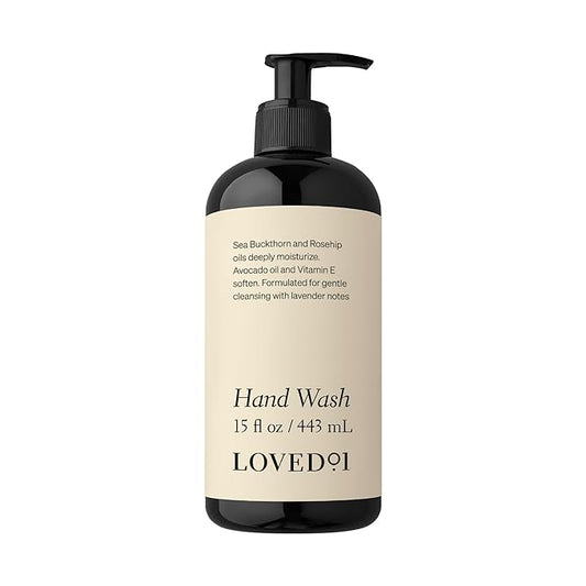 Loved01 Hand Wash, John Legend Skincare, Liquid Hand Soap, Gentle & Hydrating, Cruelty-Free, Oprah's Favorite Things, Formulated with Nourishing Oils & Soft Lavender, 15 oz