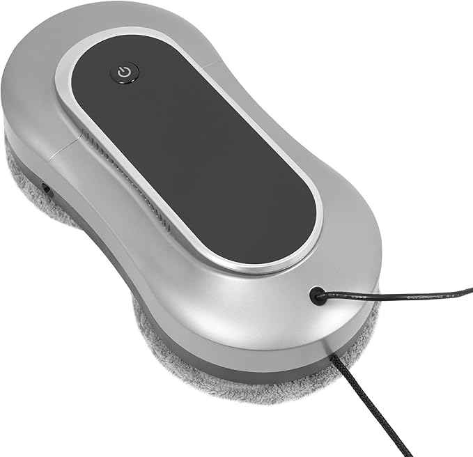 Window Cleaning Robot with Remote Control, Robot Window Cleaner w/Double-Side Water Spray, Automatic Plan Path and Recognize Border, Smart Window Vacuum for Interior/Exterior Windows Tiles Glass Door