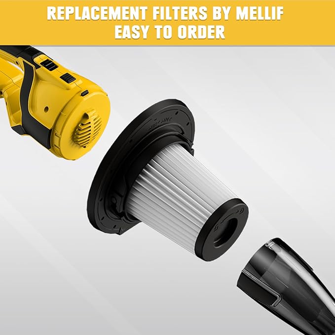 120W Cordless Handheld Vacuum Cleaner Compatible with Dewalt 20v Max Battery (Tool Only) Portable for Hard Floor Carpet Car Pet Hair Cleaning