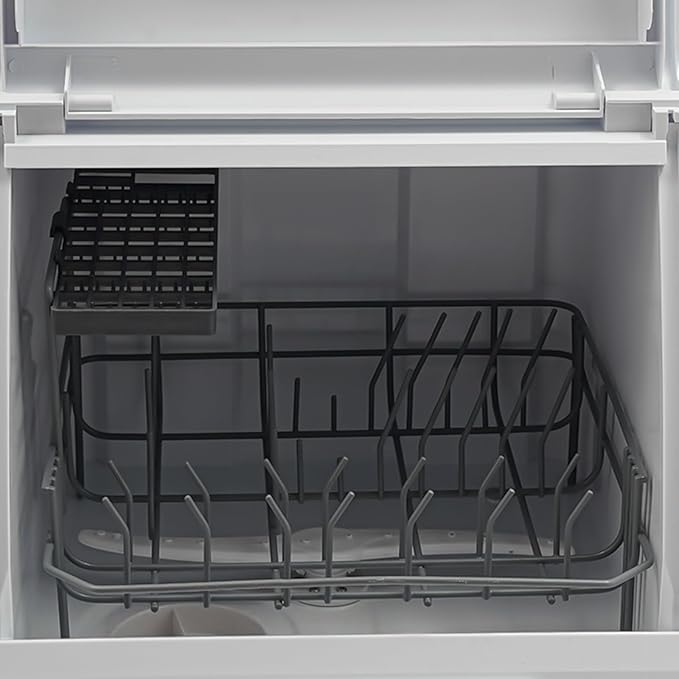 Compact Countertop Dishwasher, Portable Countertop Dishwasher with 5 Washing Programs, 360° Spray, Mini Dishwasher for Apartments RVs, High-Temperature & Strong Oxygen Function