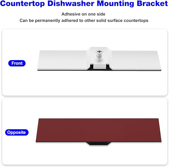 Granite Dishwasher Mounting Bracket Kit - Granite Grabber Dishwasher Mounting Bracket Suitable for Dishwasher Countertop Installation Kit