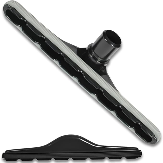 14" Scallop Face Vacuum Floor Tool – Compatible with Proteam Backpack Vacuum 1 1/2" S-Wand Fittings – Commercial Carpet & Floor Cleaning Attachment - Black