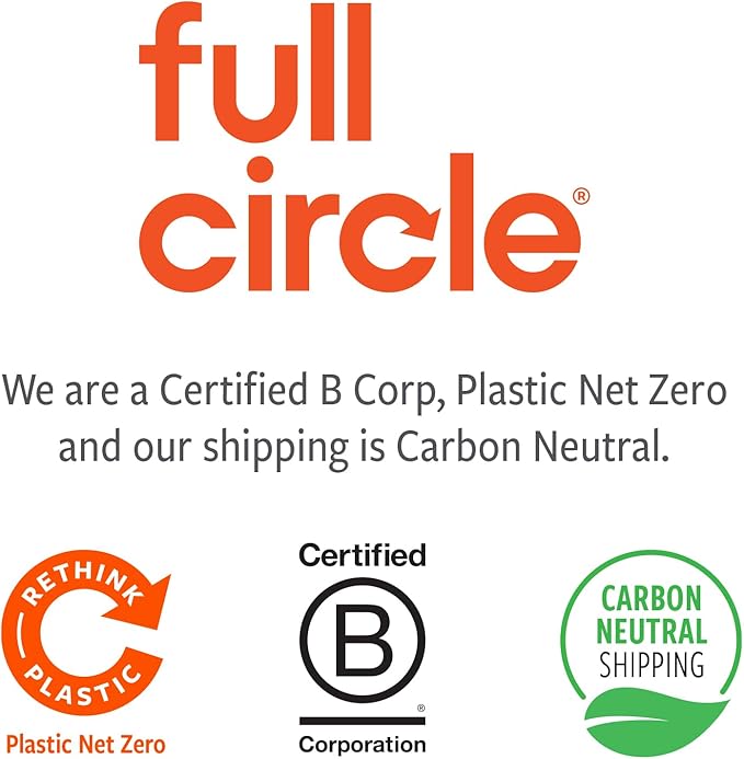 Full Circle Bottle Service - Refillable Glass Spray Bottle for Cleaning - Versatile Stream & Mist Options, Bamboo, Silicone Boot - Ideal for Non-Toxic Solutions & Plant Care, 16oz, Gray