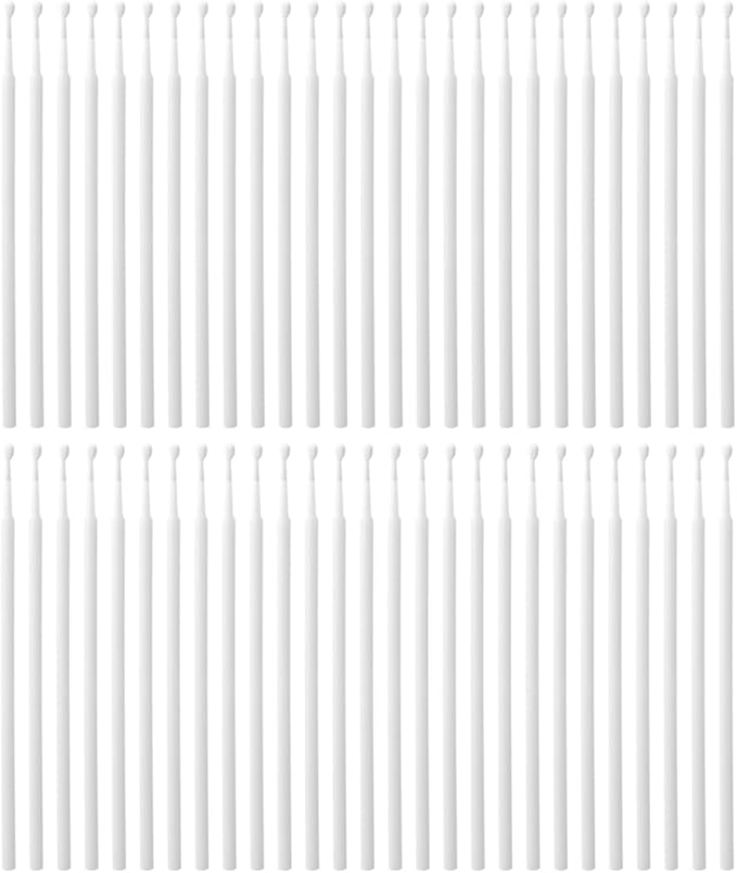 100 Pack Phone Charge Port Cleaning Tool kit,Bendable Mini Soft Round Brushes Cleaner Compatible with iPhone 11 Pro Speaker Tablet Camera Laptop Computer Smartphone, White