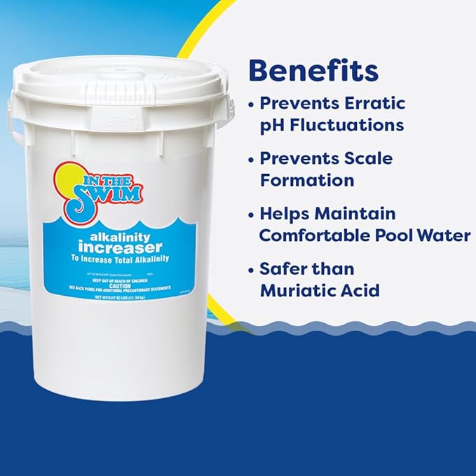 In The Swim Bromine Plus and Alkalinity Increaser - 25 Pounds of Bromine - 25 Pounds of Alkalinity Increaser