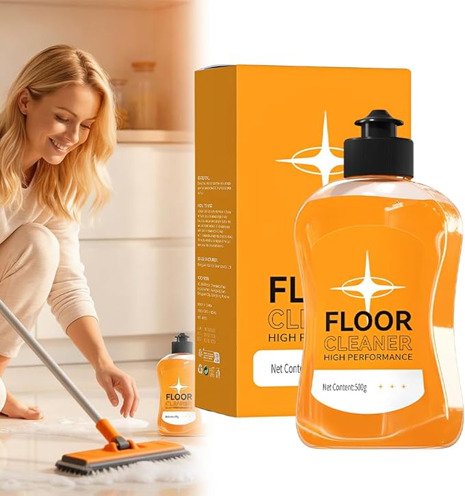 Floor Cleaner for Mopping, 17 fl oz Multi-Surface Floor Cleaning Solution, Streak-Free & Quick Dry Formula for Hardwood, Tile, Laminate & Vinyl Floors (1 PACK)