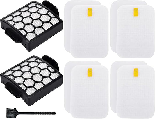 CU50WM ZU62 Filter Replacement Parts for Shark Navigator Pet Plus NV150 NV150C NV151 NV251 NV255 ZU51,Navigator Zero-M Self-Cleaning Brushroll Pet Pro ZU60 ZU62 ZU62C,2 HEPA+4 Foam&Felt Filters