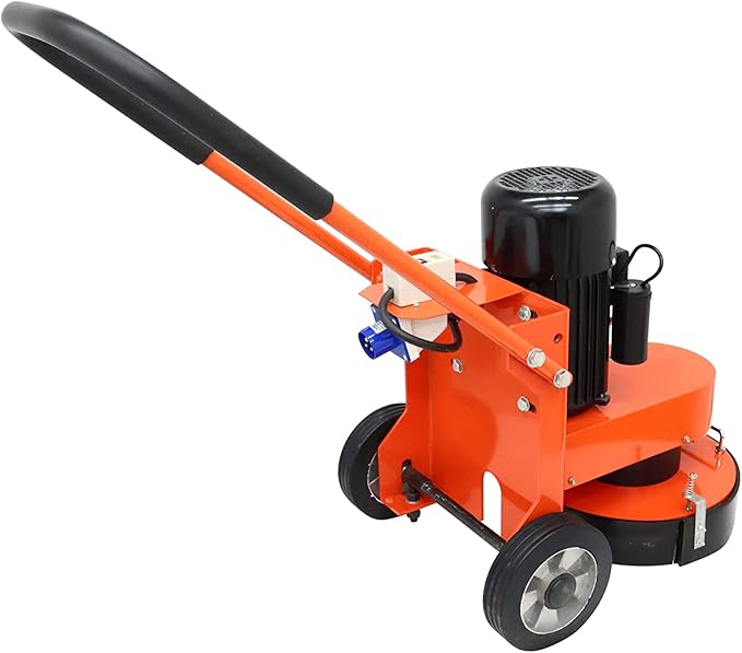 INTSUPERMAI Concrete Floor Polisher Hand-push Cement Ground Grinder Concrete Polishing Machine Floor for Concrete Epoxy Terrazzo Ground Floor Polishing Machine for Restore New and Old Ground 220V