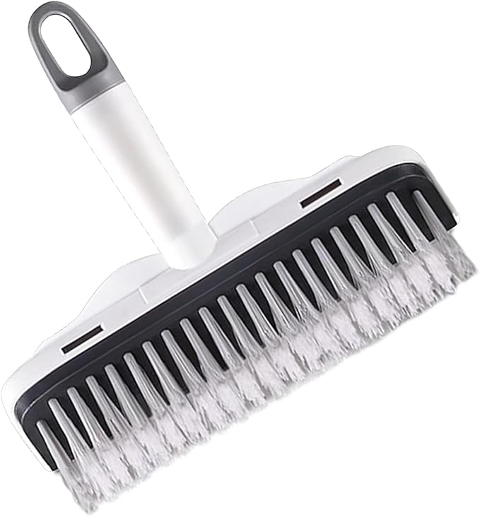 Scrub Brush - Heavy-Duty Compact Cleaner Squeegee,Floor Scrub Brush | for Kitchen Balcony Bathtub Garage Patio Pool Wall Deck Tile Concrete