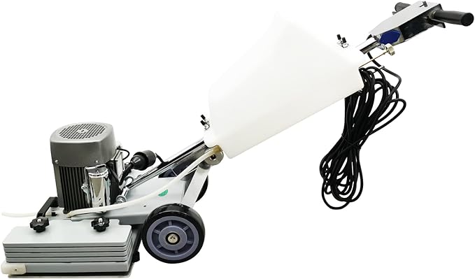 Electric Floor Grinder Floor Grinding Machine 3.43Gal Floor Polisher Floor Scrubber 110V 1500W
